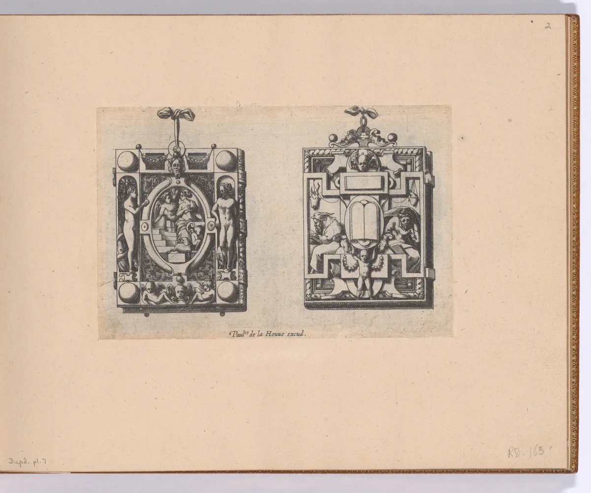 Dessins de Joaillerie et de Bijouterie by René Boyvin, book, 1595-1605
