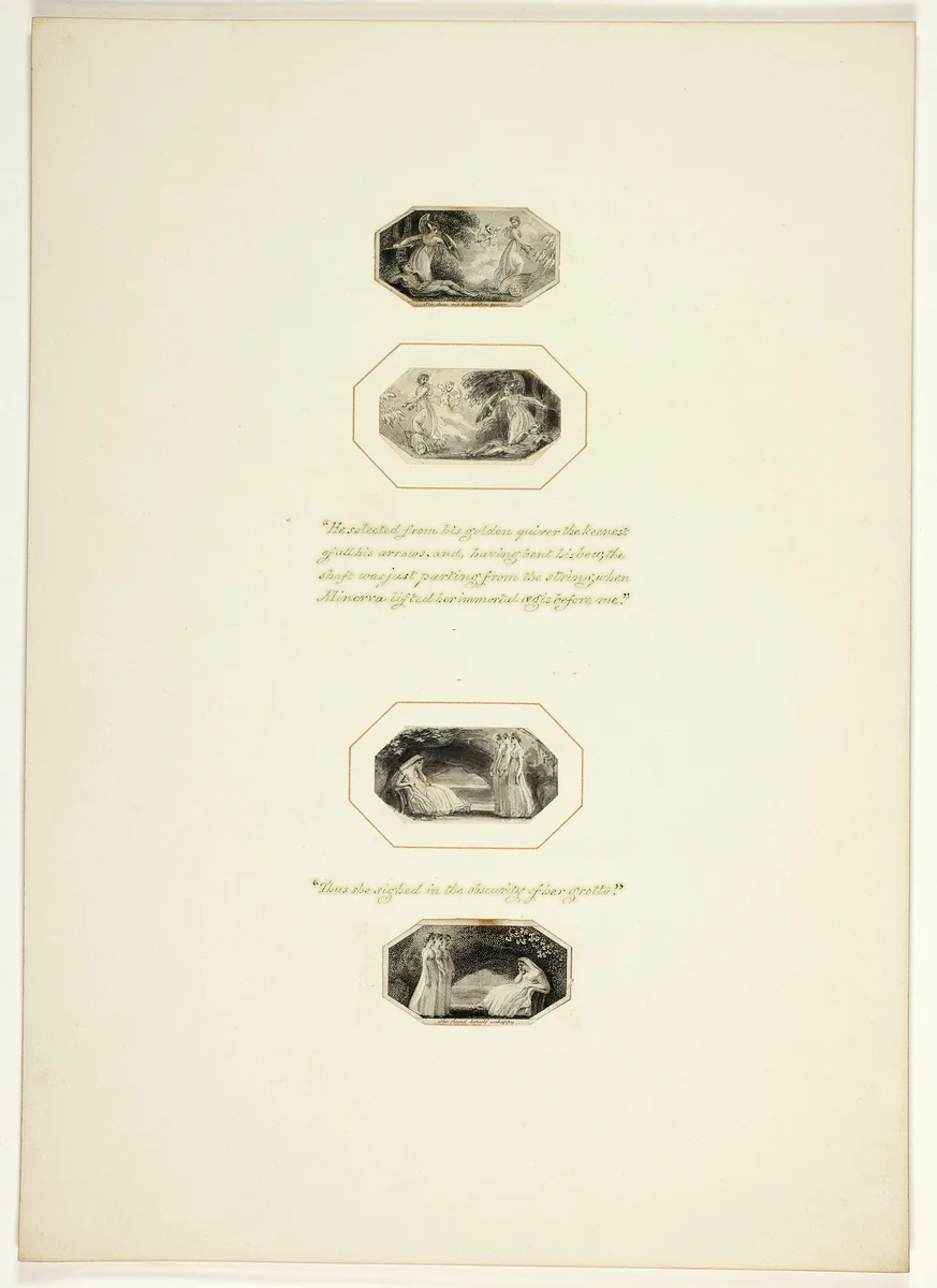 Plate from Telemachus by Thomas Stothard, print, 1793-1803
