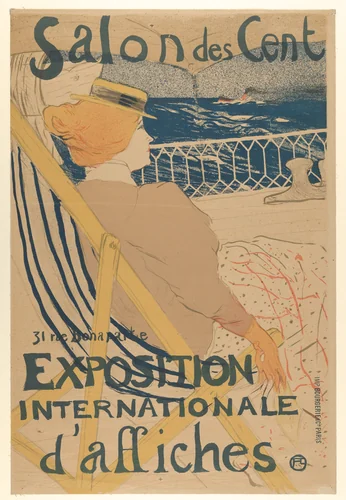 Salon des Cent: Exposition Internationale d'affiches by Henri de Toulouse-Lautrec, print, 1895
