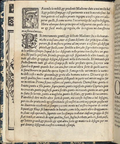 Essempio di recammi, page 25 (verso) by Giovanni Antonio Tagliente, book, 1530
