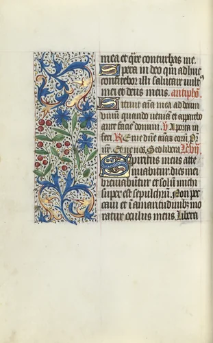 Book of Hours (Use of Rouen): fol. 130v by Master of the Geneva Latini, book, 1465-1475