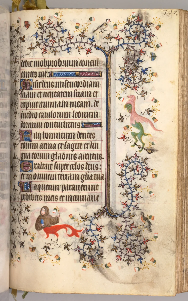 Hours of Charles the Noble, King of Navarre (1361-1425): fol. 193r, Text by Master of the Brussels Initials and Associates, book, 1400-1410