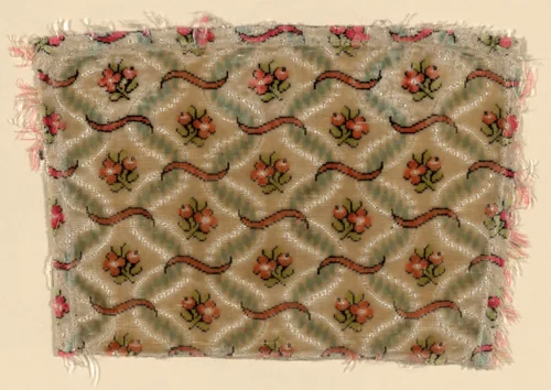 Fragment by France, textile, 1725-1750