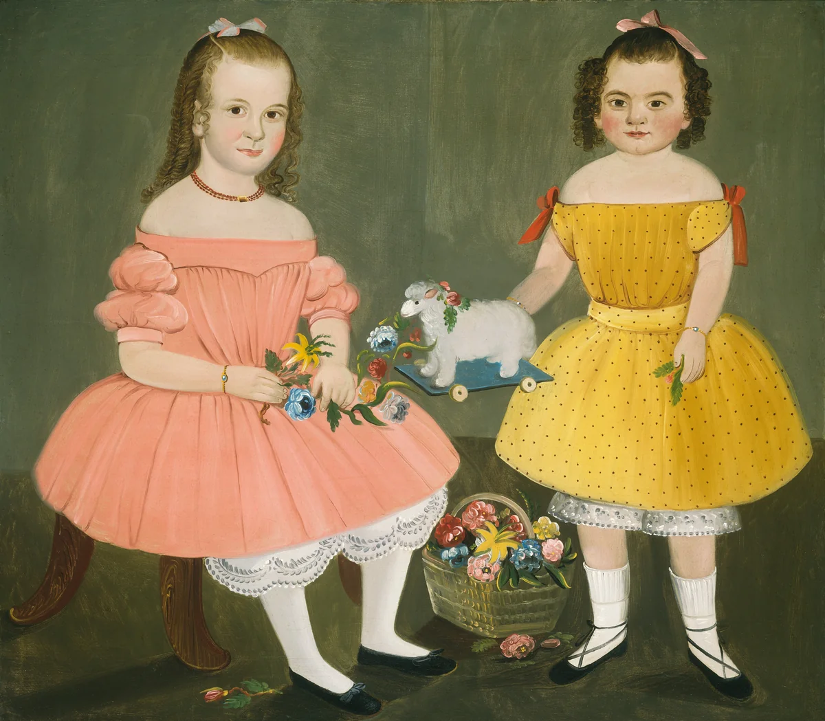 The Burnish Sisters by William Matthew Prior, painting, 1854