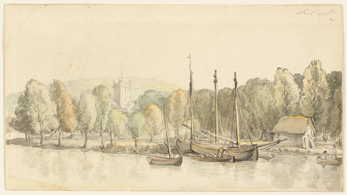 Newport by Thomas Rowlandson, painting, 1776-1827