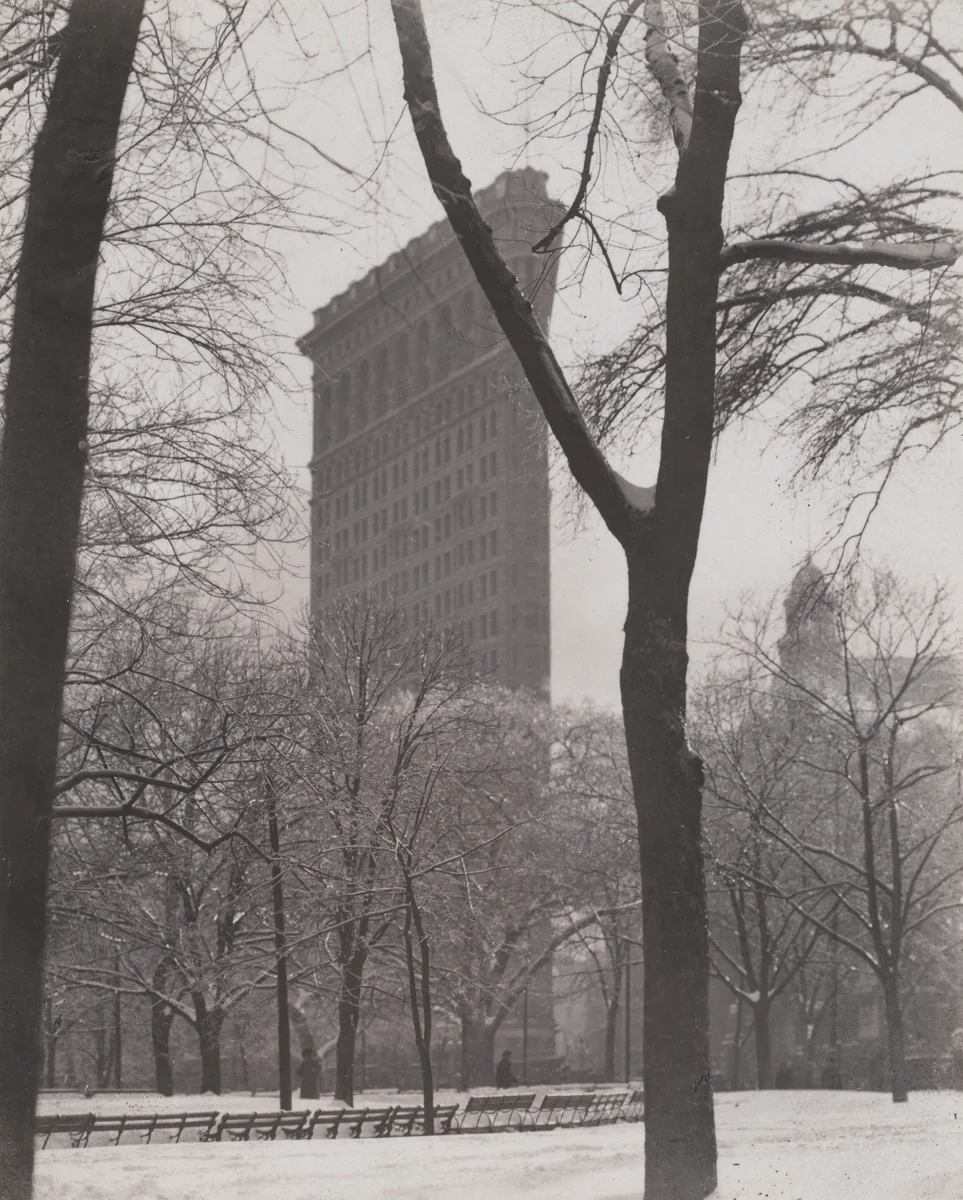 The Flatiron by Alfred Stieglitz, photograph, 1903