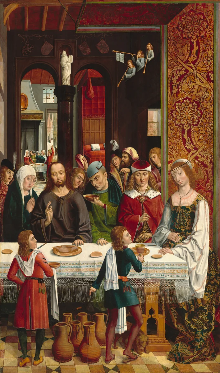 The Marriage at Cana by Master of the Catholic Kings, painting, 1495-1497