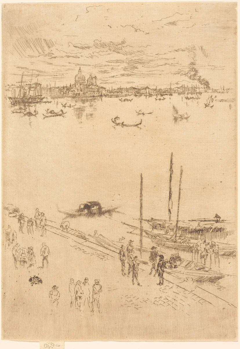 Upright Venice by James McNeill Whistler, print, 1879-1880