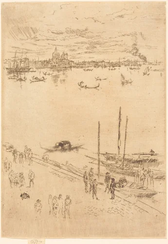 Upright Venice by James McNeill Whistler, print, 1879-1880
