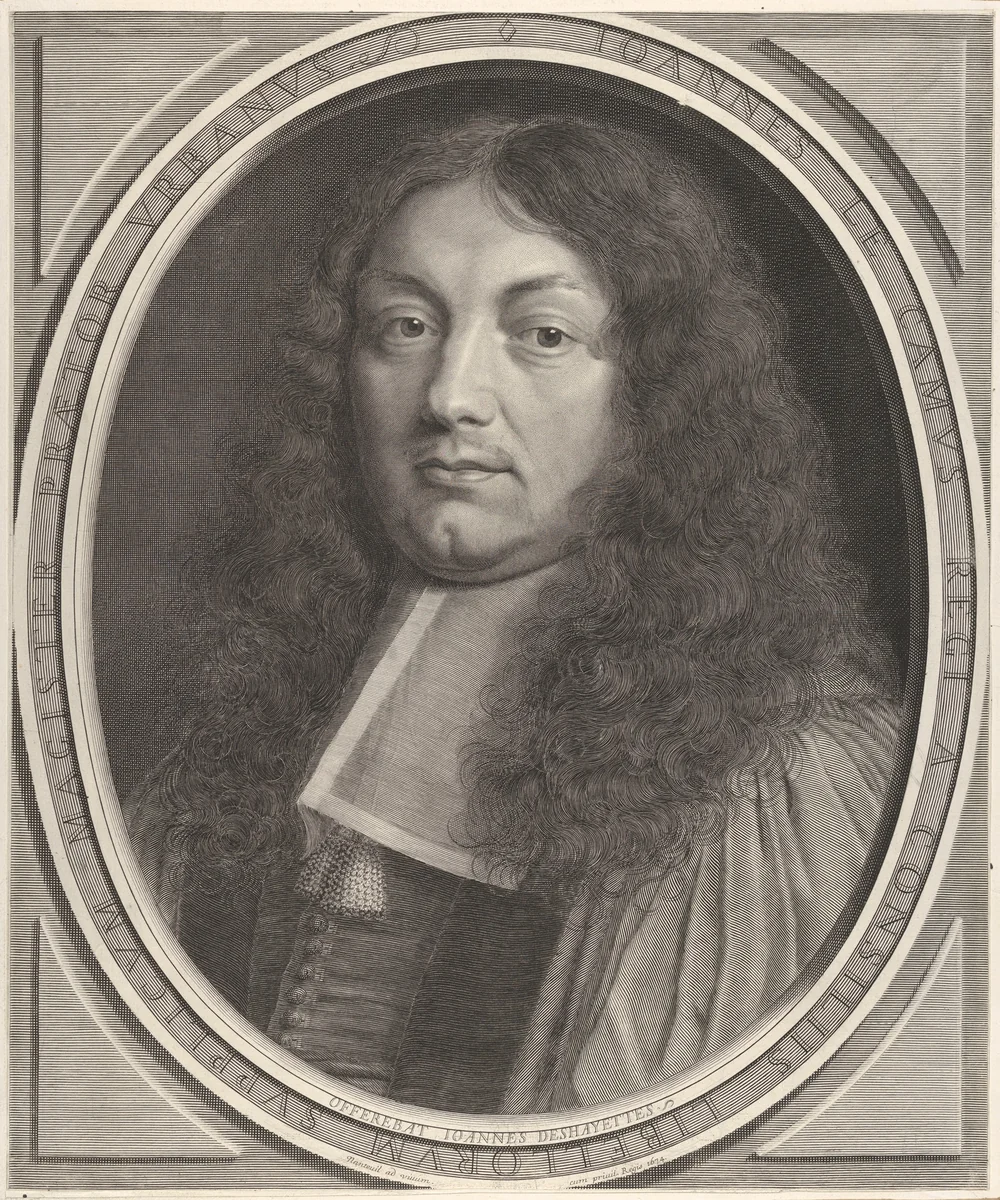 Jean Le Camus by Robert Nanteuil, print, 1674