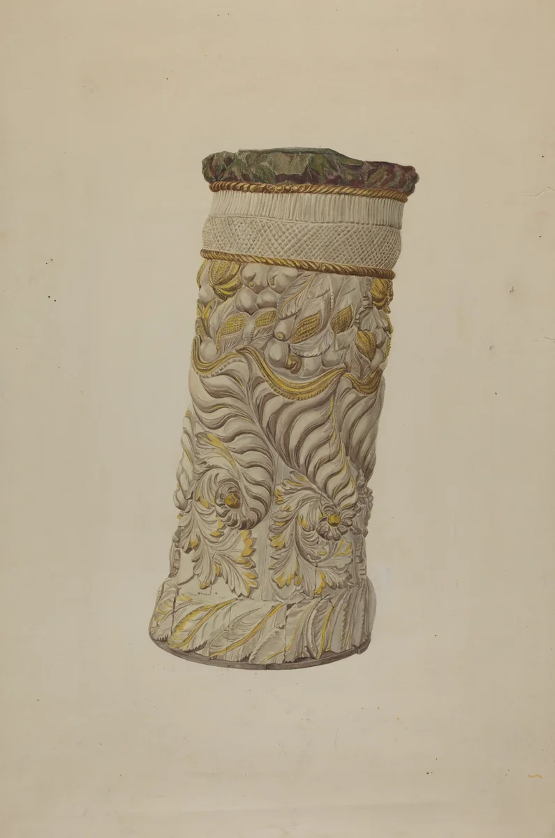 Mast Sheath by Lucille Chabot, index of american design, 1937