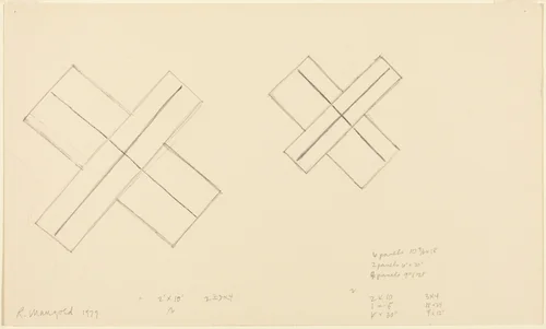 Untitled by Robert Mangold, drawing, 1979