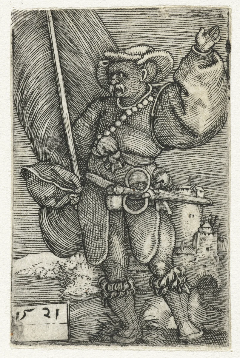 Vaandeldrager by Unknown, print, 1521