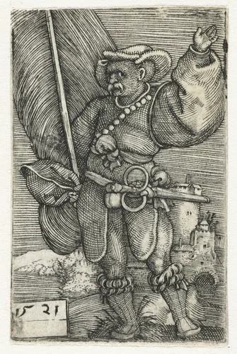 Vaandeldrager by Unknown, print, 1521