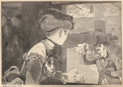 "Come!" by Winslow Homer, print, 1869