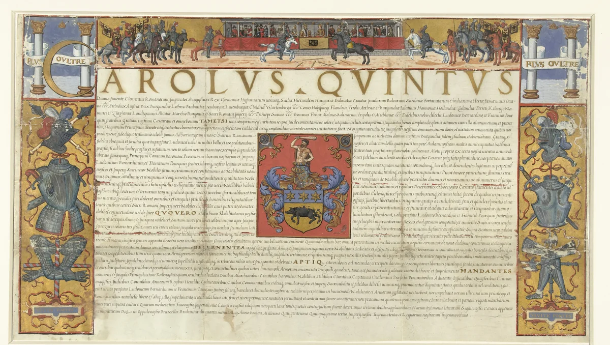 Carolvs Qvuintvs by anonymous, drawing, 1573