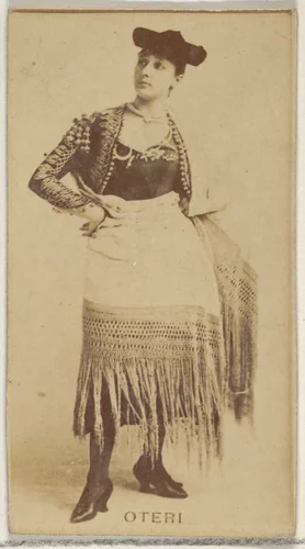 Oteri, from the Actors and Actresses series (N45, Type 8) for Virginia Brights Cigarettes by Allen & Ginter, photograph, 1885-1891