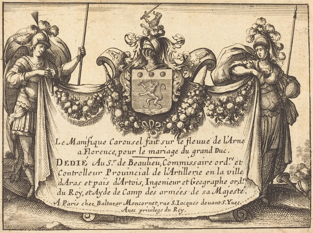 Title Page by Balthasar Moncornet
Remigio Cantagallina, print, 1600-1668