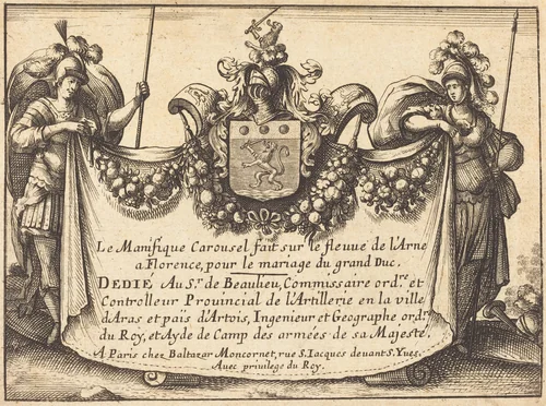 Title Page by Balthasar Moncornet
Remigio Cantagallina, print, 1600-1668