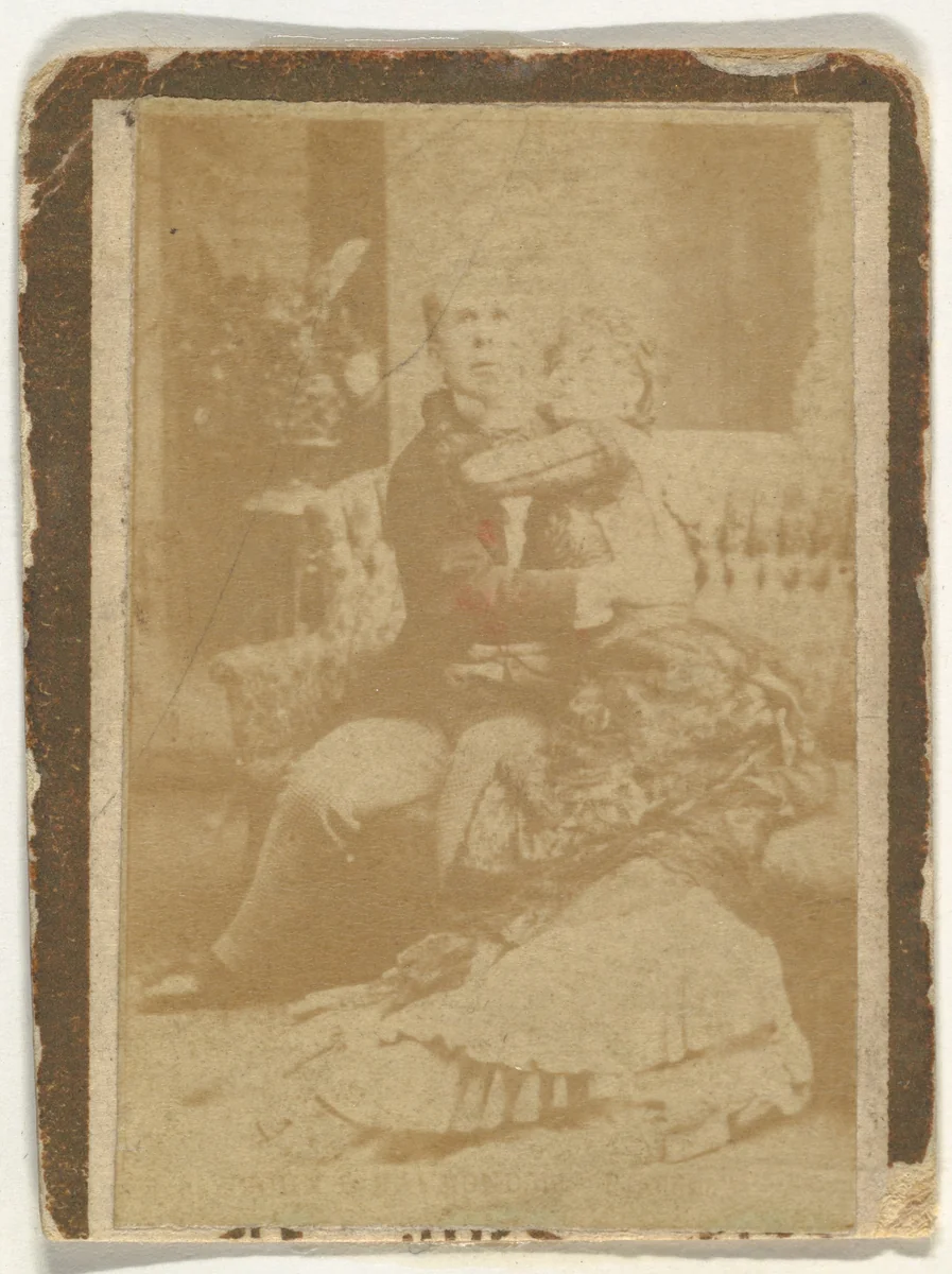 From the Actresses and Celebrities series (N60, Type 1) promoting Little Beauties Cigarettes for Allen & Ginter brand tobacco products by Allen & Ginter, photograph, 1887