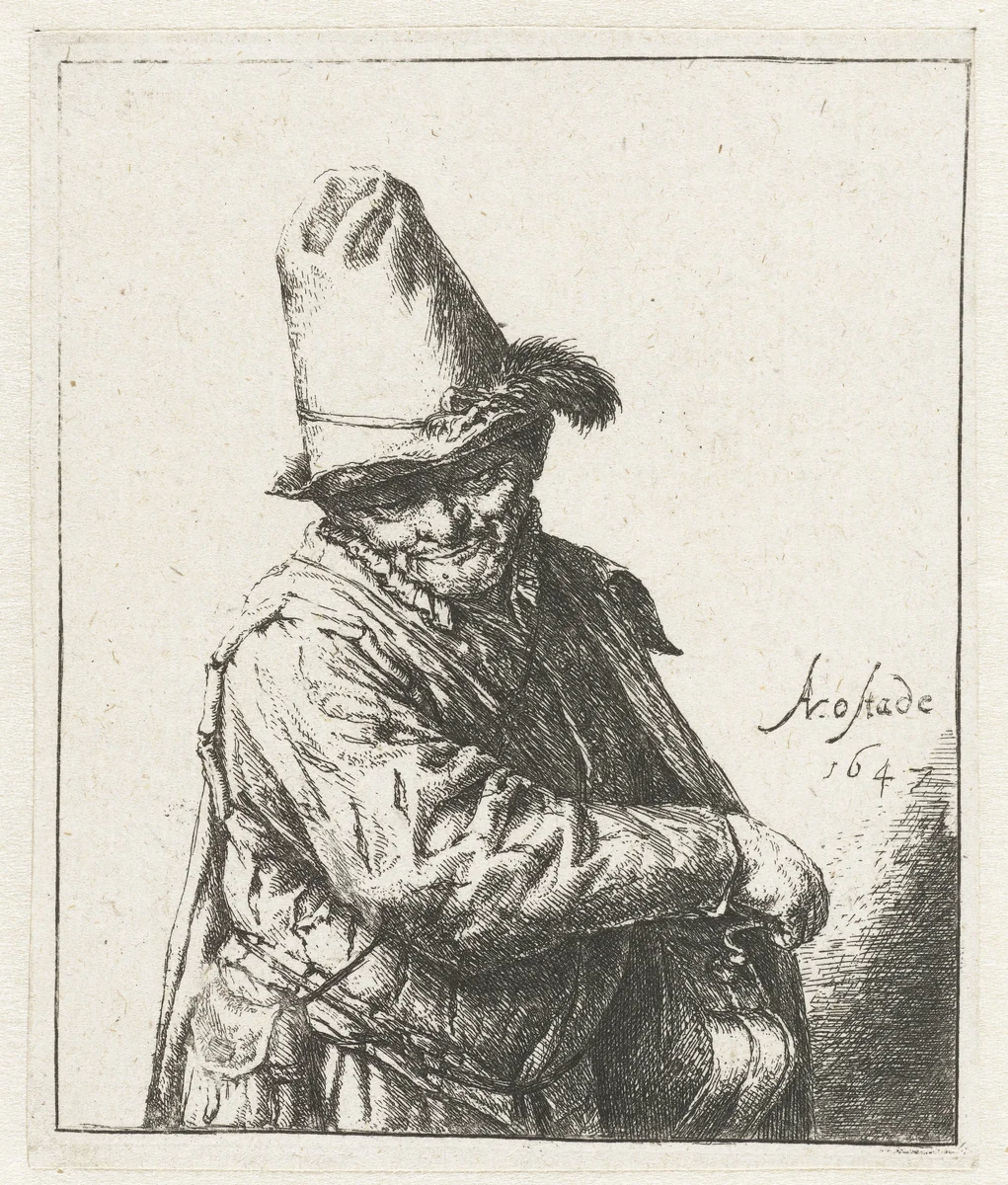 Lierdraaier by Adriaen van Ostade, print, 1647