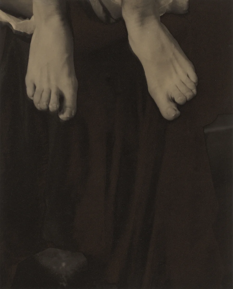 Georgia O'Keeffe—Feet by Alfred Stieglitz, photograph, 1918