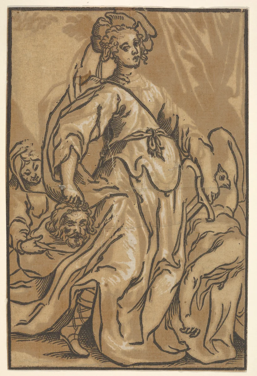 Judith by Ludolf Büsinck, print, 1610-1669