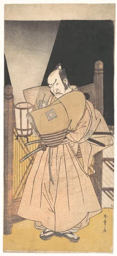 Ichikawa Danzo IV in the Role of a Samurai by Katsukawa Shunshô (勝川春章), print, 1775-1795