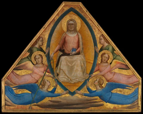 The Assumption of the Virgin by Bernardo Daddi, painting, 1334-1342