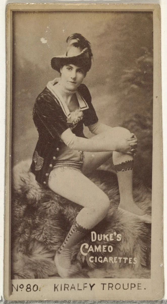 Card Number 80, Kiralfy Troupe, from the Actors and Actresses series (N145-4) issued by Duke Sons & Co. to promote Cameo Cigarettes by W. Duke, Sons & Co., photograph, 1880-1889