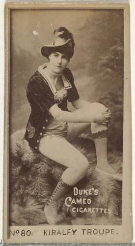 Card Number 80, Kiralfy Troupe, from the Actors and Actresses series (N145-4) issued by Duke Sons & Co. to promote Cameo Cigarettes by W. Duke, Sons & Co., photograph, 1880-1889