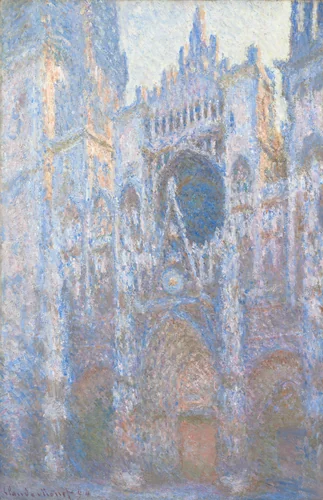 Rouen Cathedral, West Façade by Claude Monet, painting, 1894