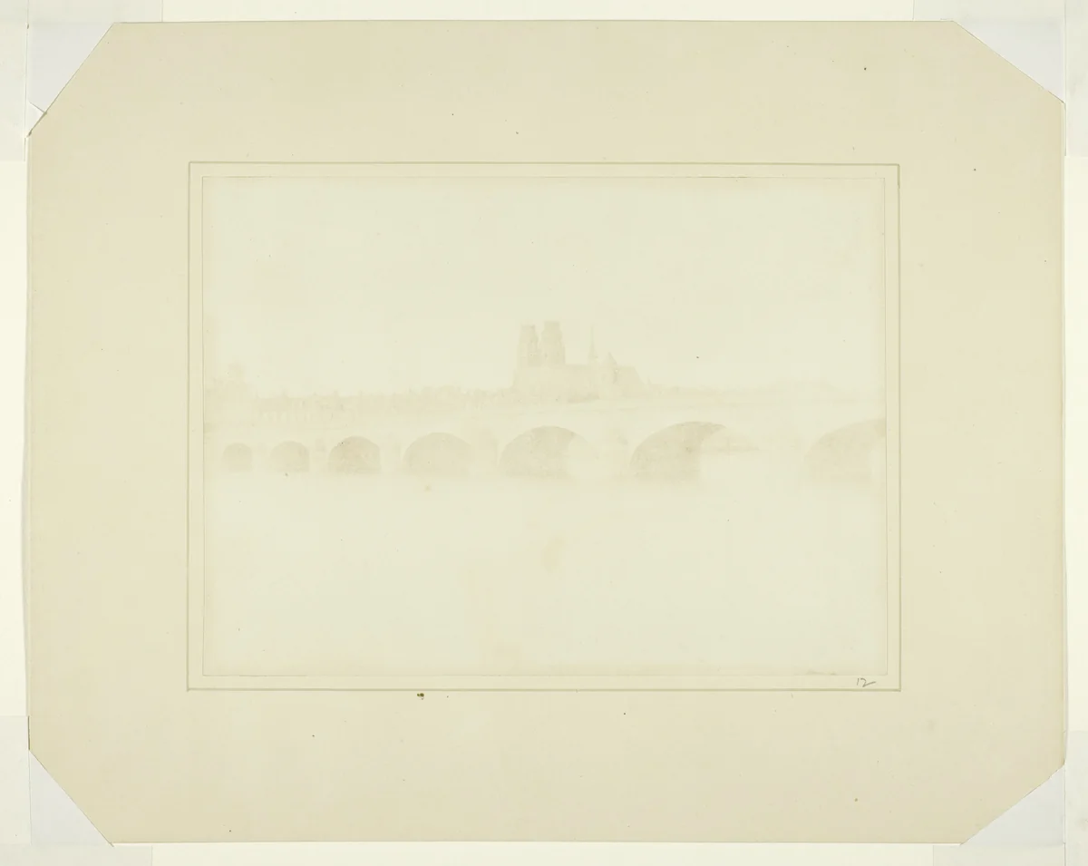 The Bridge of Orleans by William Henry Fox Talbot, photograph, 1843