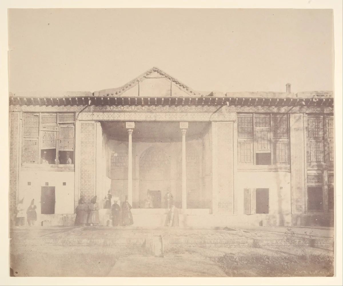 [Palace of the Shah, Teheran, Iran] by Luigi Pesce, photograph, 1840-1869