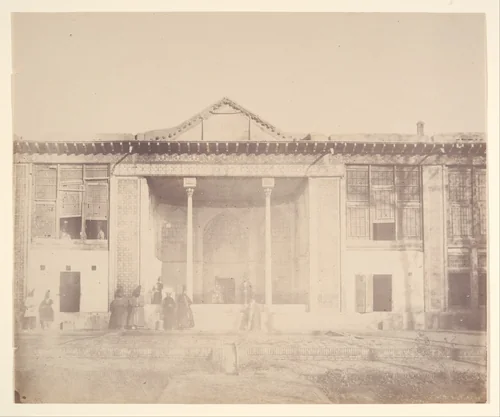 [Palace of the Shah, Teheran, Iran] by Luigi Pesce, photograph, 1840-1869