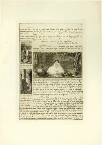 Page Four, from Letter on the Elements of Etching by Adolphe Martial Potémont, print, 1864