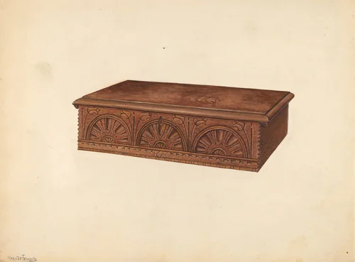 Desk Box by Mario De Ferrante, index of american design, 1937