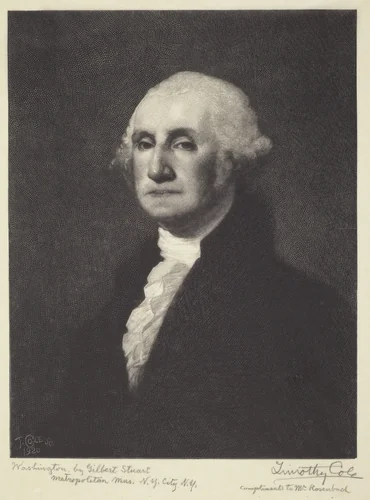 Washington by Timothy Cole, print, 1920