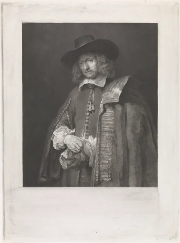 Portret van Jan Six by Johann Wilhelm Kaiser, print, 1823-1853