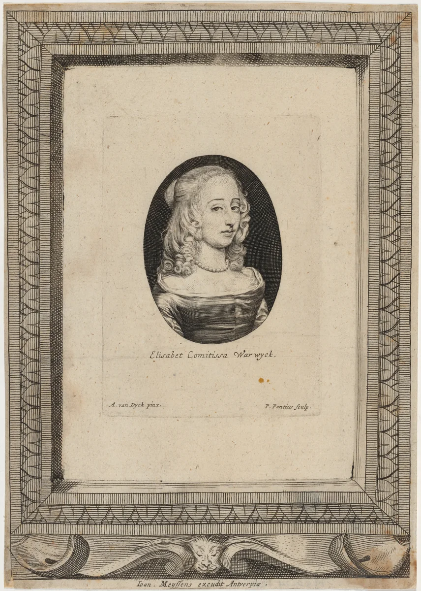 Mary Boyle, Countess of Warwick by Paulus Pontius
Sir Anthony van Dyck, print, 1603-1658