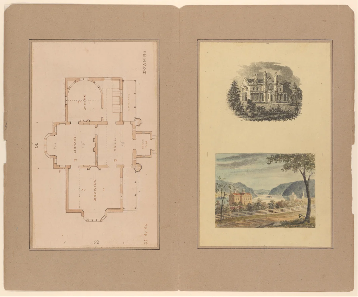 Cottage Residences; or a Series of Designs for Rural Cottages and Cottage-Villas, and Their Grounds, Adapted to North America by Andrew Jackson Downing, book, 1842