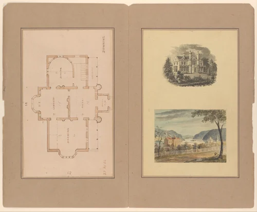 Cottage Residences; or a Series of Designs for Rural Cottages and Cottage-Villas, and Their Grounds, Adapted to North America by Andrew Jackson Downing, book, 1842