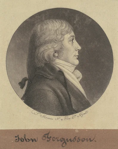 John Ferguson by Charles B. J. Févret de Saint-Mémin, print, 1797