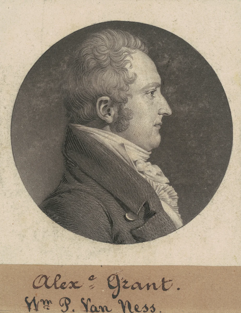 William Peter Van Ness by Charles B. J. Févret de Saint-Mémin, print, 1807