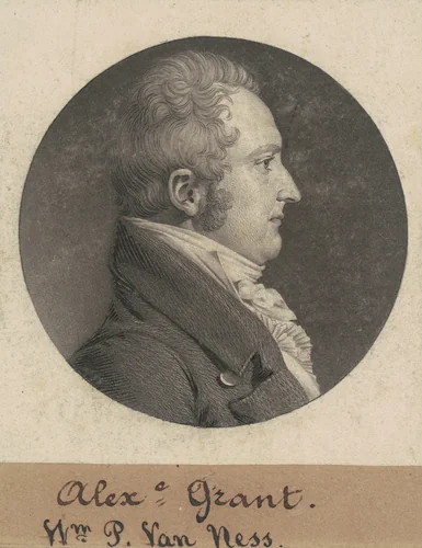 William Peter Van Ness by Charles B. J. Févret de Saint-Mémin, print, 1807
