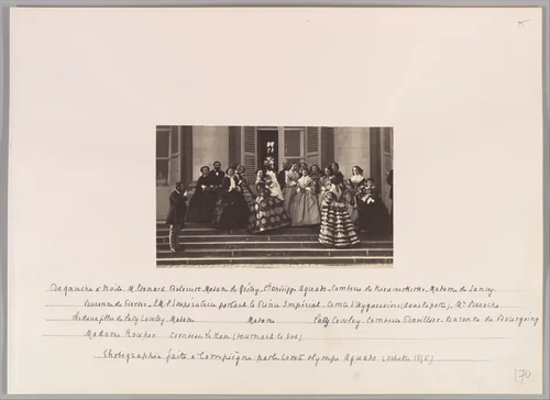 Compiègne, Présentation du Prince Impérial by Olympe Aguado de las Marismas, photograph, 1856