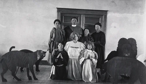The Boy's Play by Eugene Buechel, photograph, 1927