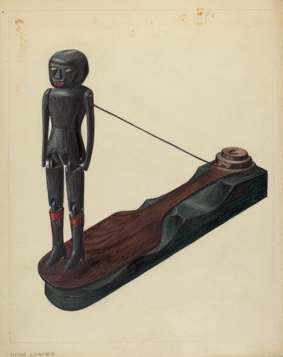 Dancing Doll by Mina Lowry, index of american design, 1939
