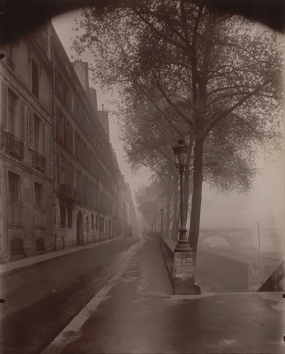 Quai d'Anjou by Eugène Atget, photograph, 1926