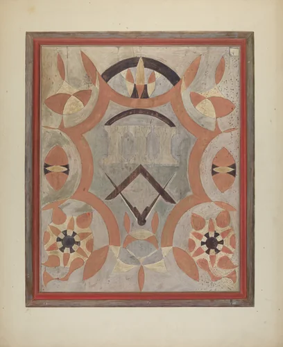 Masonic Sign by Edward F. Engel, index of american design, 1941